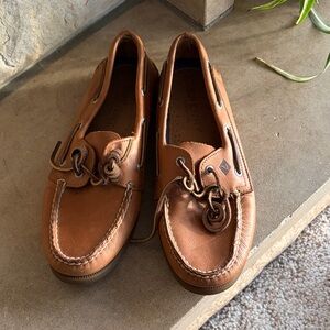 Sperry Men's Tan Leather Boat Shoes